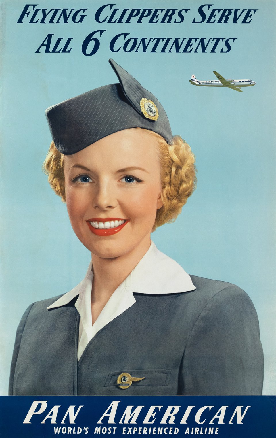 Pan America advertising poster, 1950s
