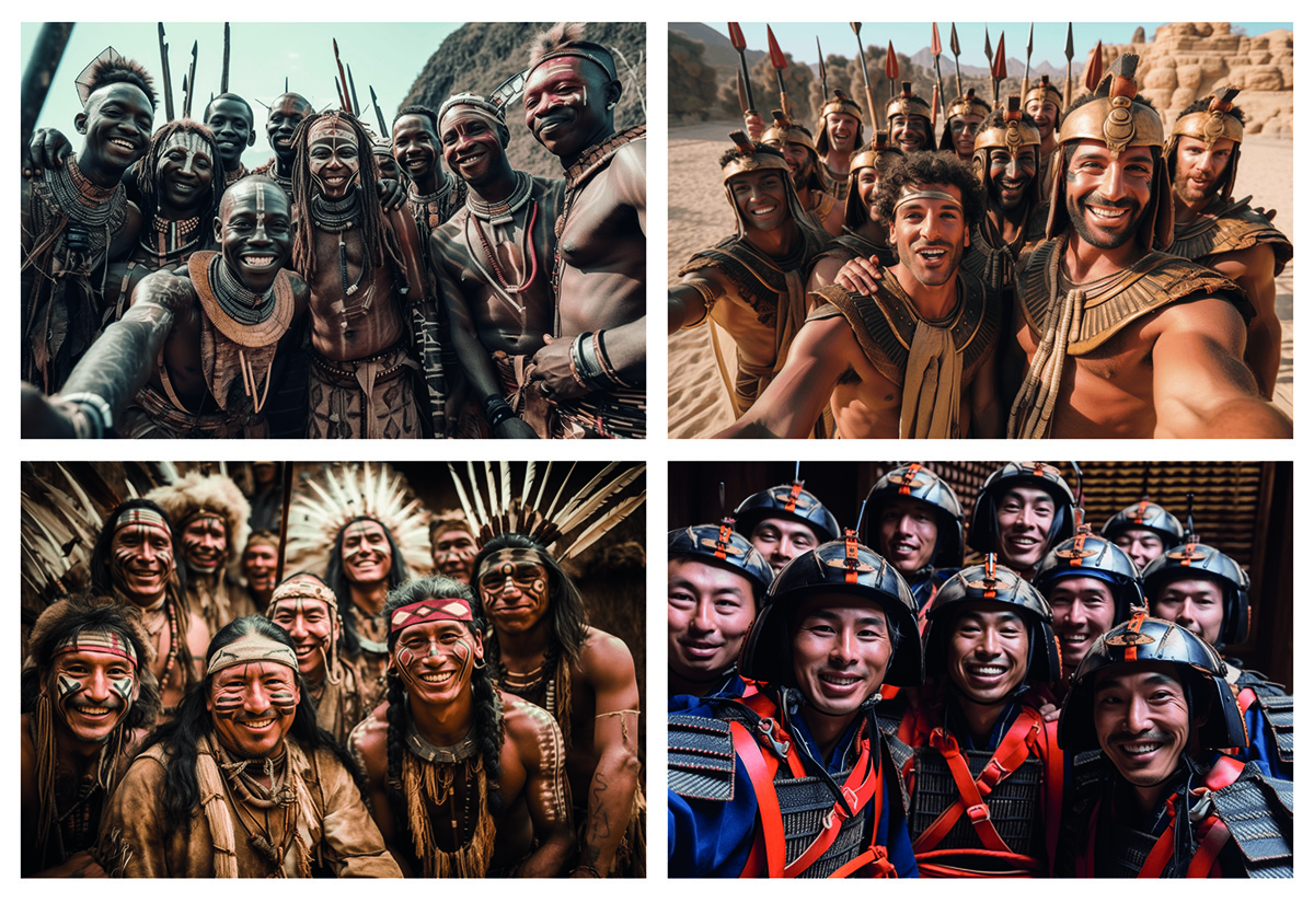 Time Period Selfies